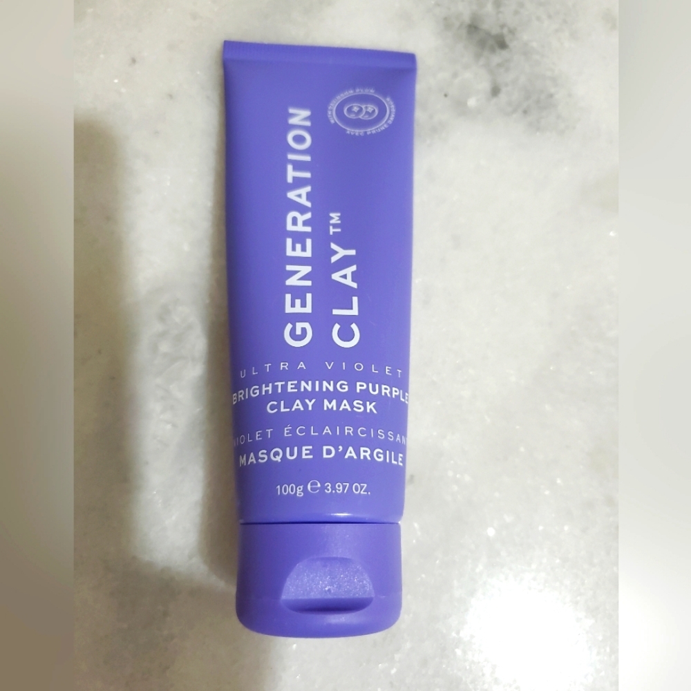 New Ultra Violet Brightening Purple Clay Mask Face Skincare